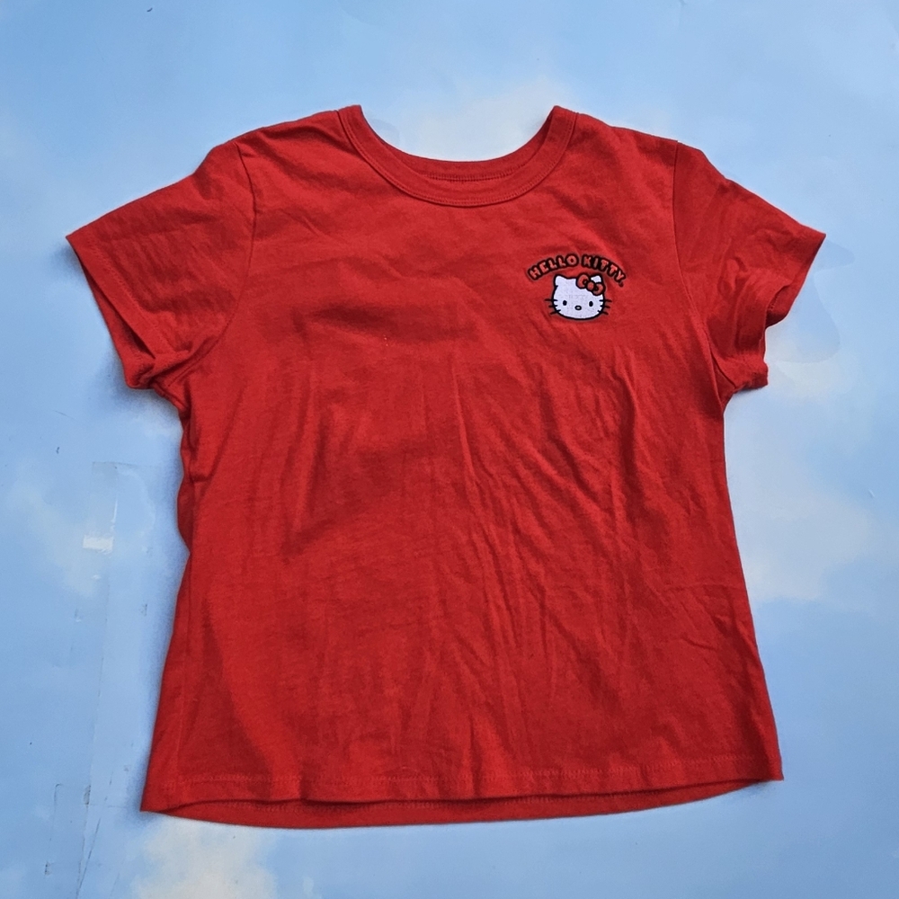 Red Hello Kitty Shirt Classic Hello Kitty OG Cool Hello Kitty Top